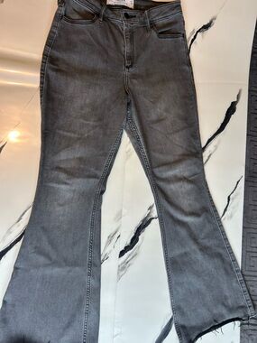 Hollister Gray Straight Jeans